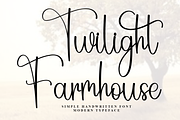 Twilight Farmhouse, a Handwritten Font by FreshTypeINK (Thumbnail 1 of 8)