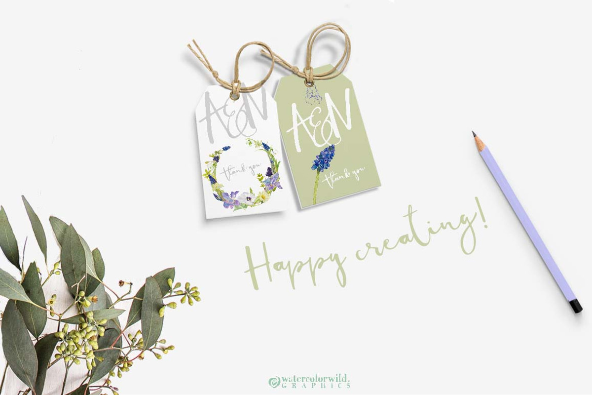 Shades of Blue-watercolorBundle, an Illustration by watercolorwild.graphics (Photo 11 of 11)