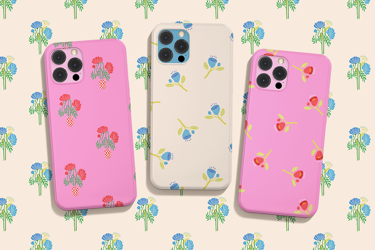 Boho Chic floral patterns, a Pattern Graphic by Annakniaz (Photo 15 of 17)
