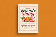 Thanksgiving Dinner Invitation, a Flyer Template by VectorVactory (Thumbnail 1 of 3)