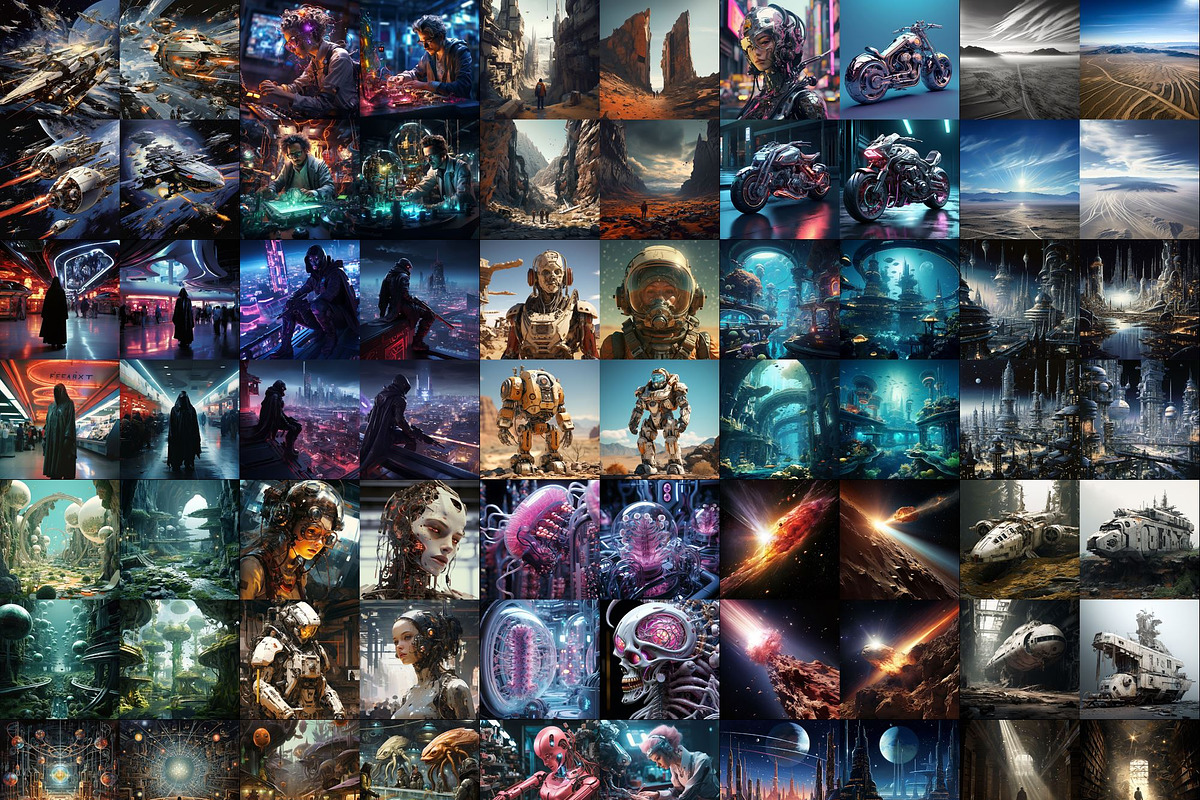 537 Midjourney Prompts for Sci-fi, a Technology Illustration by Sevenstyles (Photo 8 of 13)