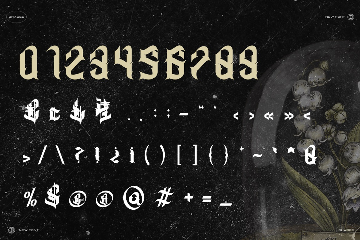 Meviat Gothic - Gothic Blackletter, a Blackletter Font by Dhabee (Photo 15 of 16)
