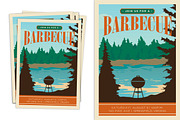 Retro Vintage BBQ Invite, an Invitation Template by BF Studios (Thumbnail 2 of 2)