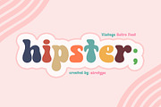 Hipster - Fun Vintage Retro Font, a Serif Font by Airotype (Thumbnail 1 of 9)