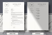 Minimalist CV Resume + Cover Letter, a Resume Template by HIRED Design Studio (Thumbnail 4 of 10)