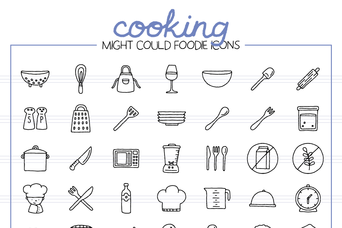 Foodie Illustration Pack, a Food Illustration by Might Could Studios (Photo 10 of 11)