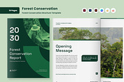 Sustainable Forest Protection Brochu, a Brochure Template by twinstd (Thumbnail 1 of 6)