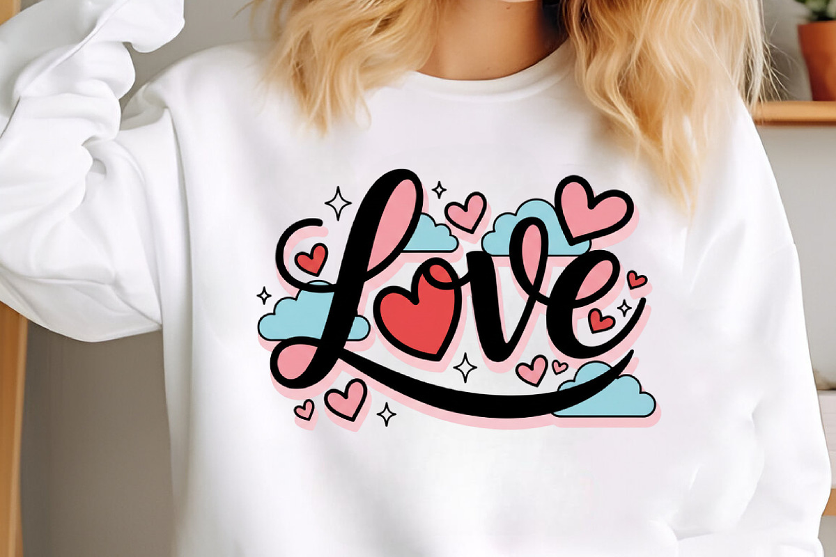 Love Heart Png, Faux Yarn Valentine, an Illustration by Designking (Photo 4 of 6)