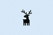 Minimalist Deer Icon, an Animal Illustration by Vectorium Studio (Thumbnail 1 of 4)