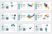 Maps PowerPoint infographics, a Presentation Template by SlideOne (Thumbnail 16 of 31)