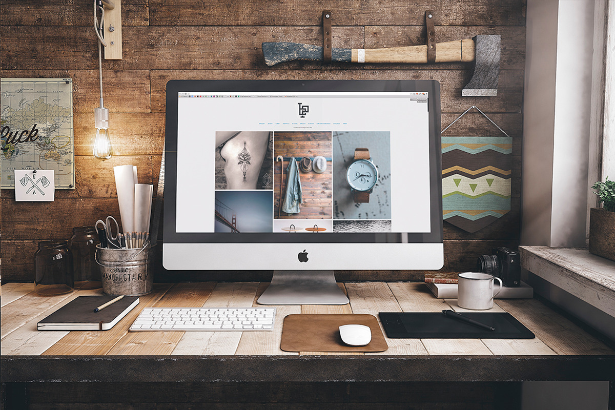 Workspace Mockup Set 2, a Mac Mockup by Best Pixels™ (Photo 3 of 8)