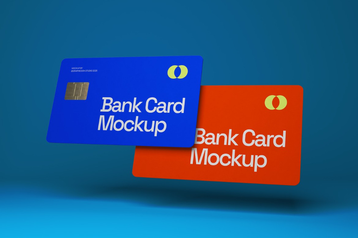 Bank Card Mockup, a Product Mockup by graphicook (Photo 2 of 4)