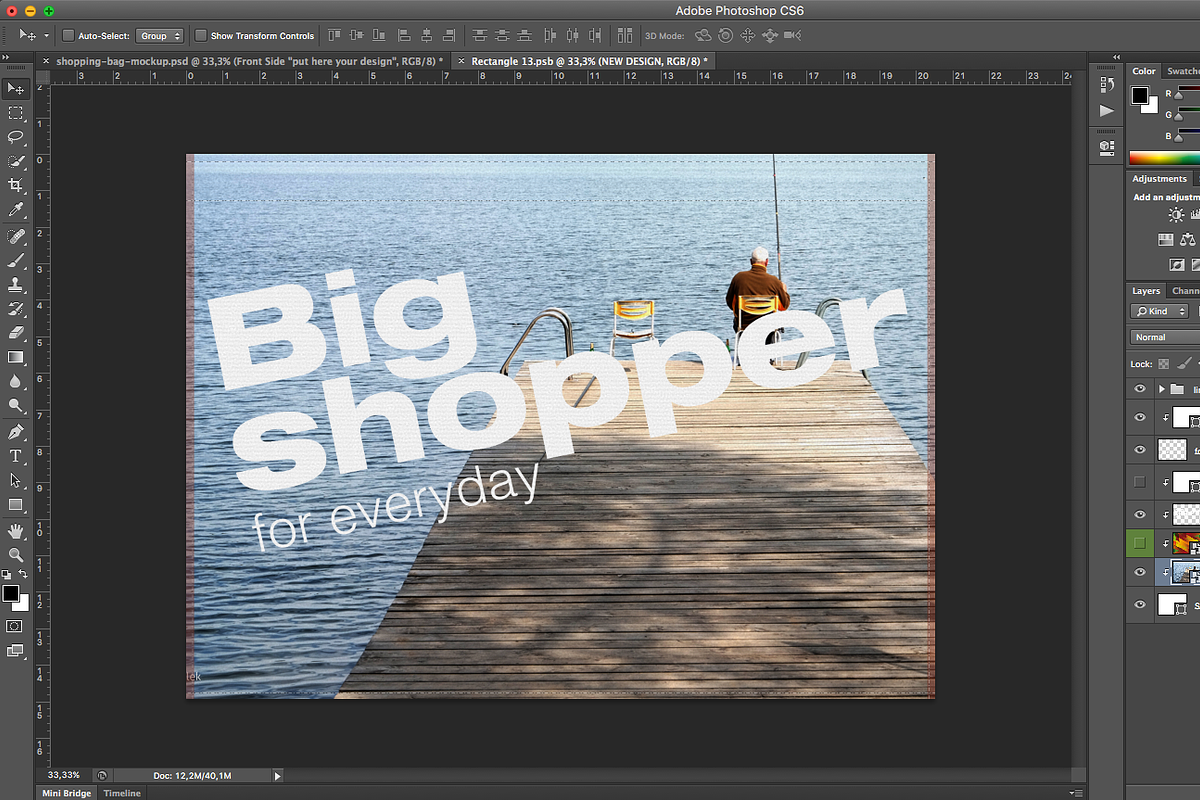 Shopping Bag Mockup, a Product Mockup by ArtefShop (Photo 6 of 7)