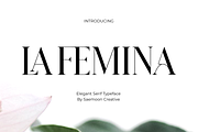 La Femina, a Serif Font by saemoon creative (Thumbnail 1 of 6)