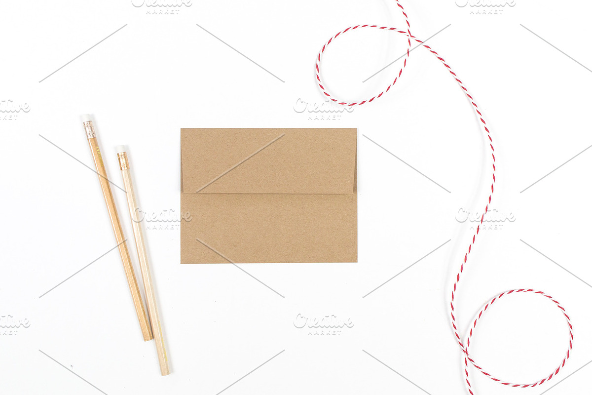 Styled Kraft Envelope on White, a Business Photo by LJ Stock and Graphics (Photo 2 of 2)