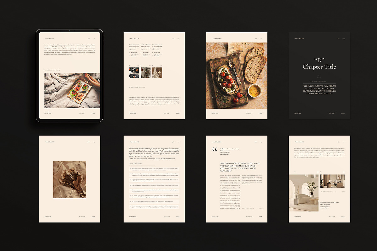 Digital E-Book Design Template, a Magazine Template by ArtisanaAura (Photo 7 of 10)