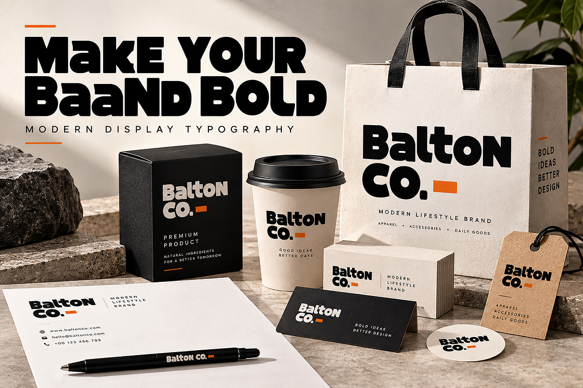 Baltron, a Slab Serif Font by Wow Magic (Photo 4 of 4)