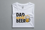 Dad Needs Beer Machine Embroidery, an Illustration by Purpose Ekbal (Thumbnail 3 of 3)