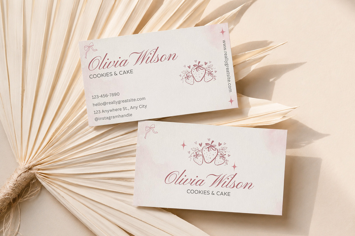 Bakery Business Card Canva Template, a Business Card Template by Arslan (Photo 3 of 6)