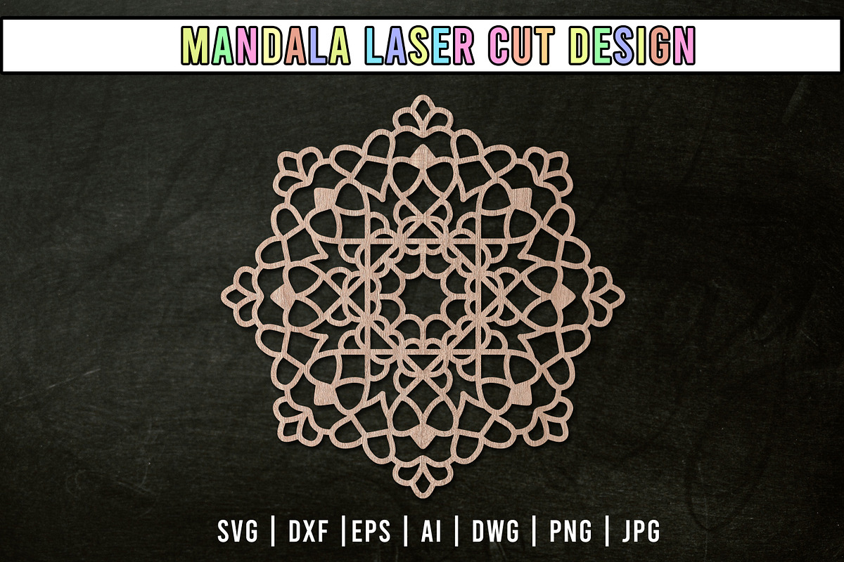 Mandala SVG, Laser Cut Mandala, a Graphic by HillTract
