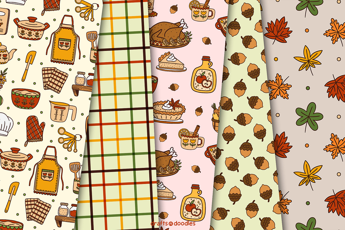 Cozy Kitchen Clipart and Patterns, an Object Illustration by Drafts n Doodles (Photo 7 of 14)