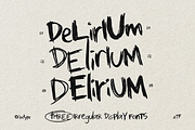 Delirium - Hand-Drawn Messy Font, a Handwritten Font by AndrewPixelType (Thumbnail 1 of 8)