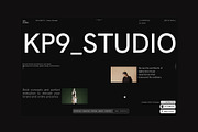 KP9_ - Multi-Layout Framer Portfolio, a HTML Template by THE WALL. (Thumbnail 1 of 6)