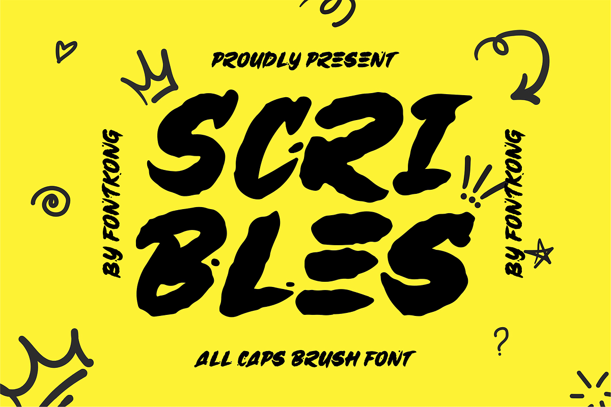 Scribles – A Brush Font, a Handwritten Font by overlaytemplates (Photo 1 of 5)