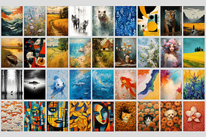 Various Styles Of Abstract Paintings