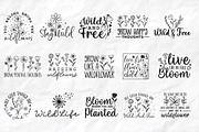 Wildflower Quotes SVG Bundle, a Graphic by CraftlabSVG (Thumbnail 3 of 18)