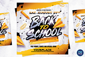 Back to School Flyer Template