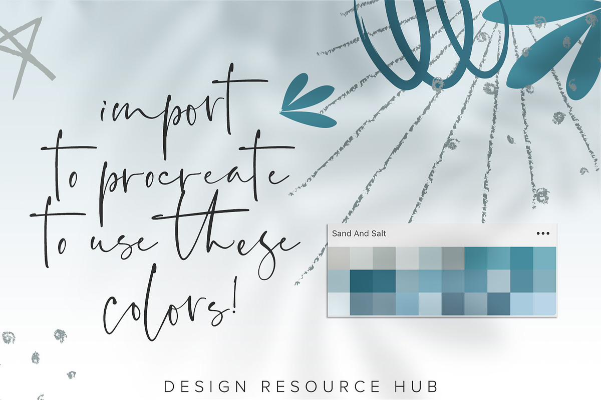 Sand and Salt Procreate Palette, a Palette Add-On by Design Resource Hub (Photo 3 of 3)