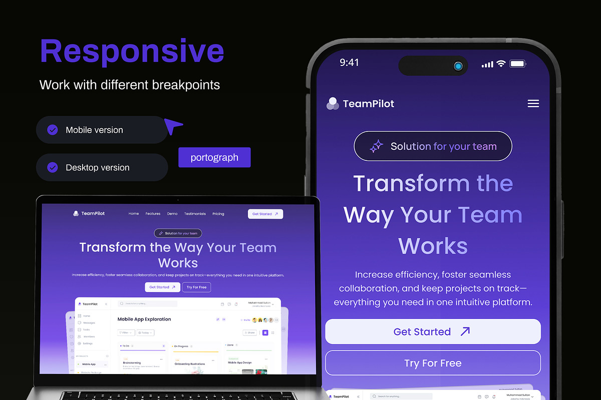 TeamPilot - Team WorkFlow Management preview 3