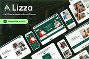 Lizza - Educational Center WP Theme, a WordPress Template by ThemesRain (Thumbnail 1 of 3)