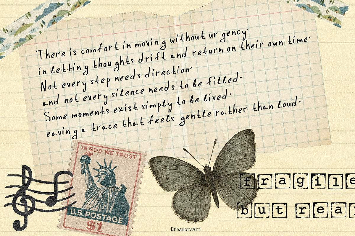 INKLINE - Handwritten Letters Font, a Handwritten Font by DreamoraArt (Photo 4 of 5)