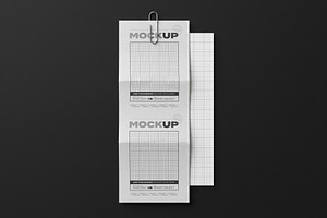 Ticket Receipt Mockups Collection, an Advertising Mockup by Luuqas Design