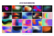Aurora Blend | Grainy Backgrounds, a Background Graphic by margotikaj (Thumbnail 5 of 8)