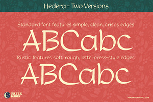 Hedera Font Family