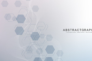 Modern scientific background, an Illustration by pro500