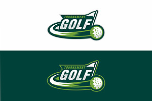 Golf tournament logo, a Branding & Logo Template by swarnstudio