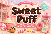 Sweet Puff, a Slab Serif Font by Wow Magic (Thumbnail 8 of 10)