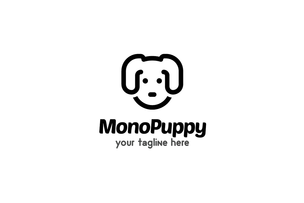 Monogram : Puppy Logo, a Branding & Logo Template by yellowline (Photo 1 of 3)