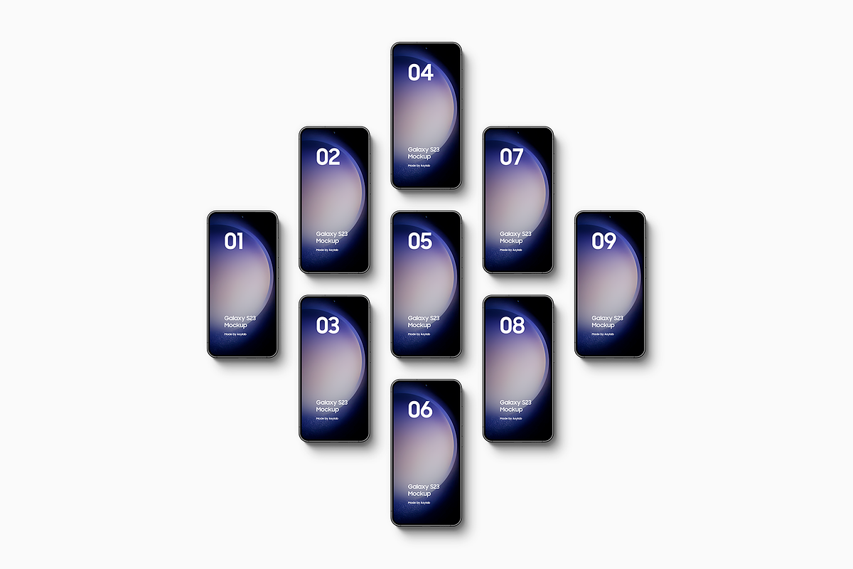 Galaxy S23 - 21 Mockups Scenes, an Android Mockup by Asylab (Photo 12 of 40)