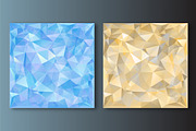 5 geometric crystal backgrounds, a Pattern Graphic by Olga Proz (Thumbnail 2 of 4)
