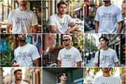 100 T-Shirt Mockup Bundle PSD, a Mockup by MockupShopi (Thumbnail 15 of 15)