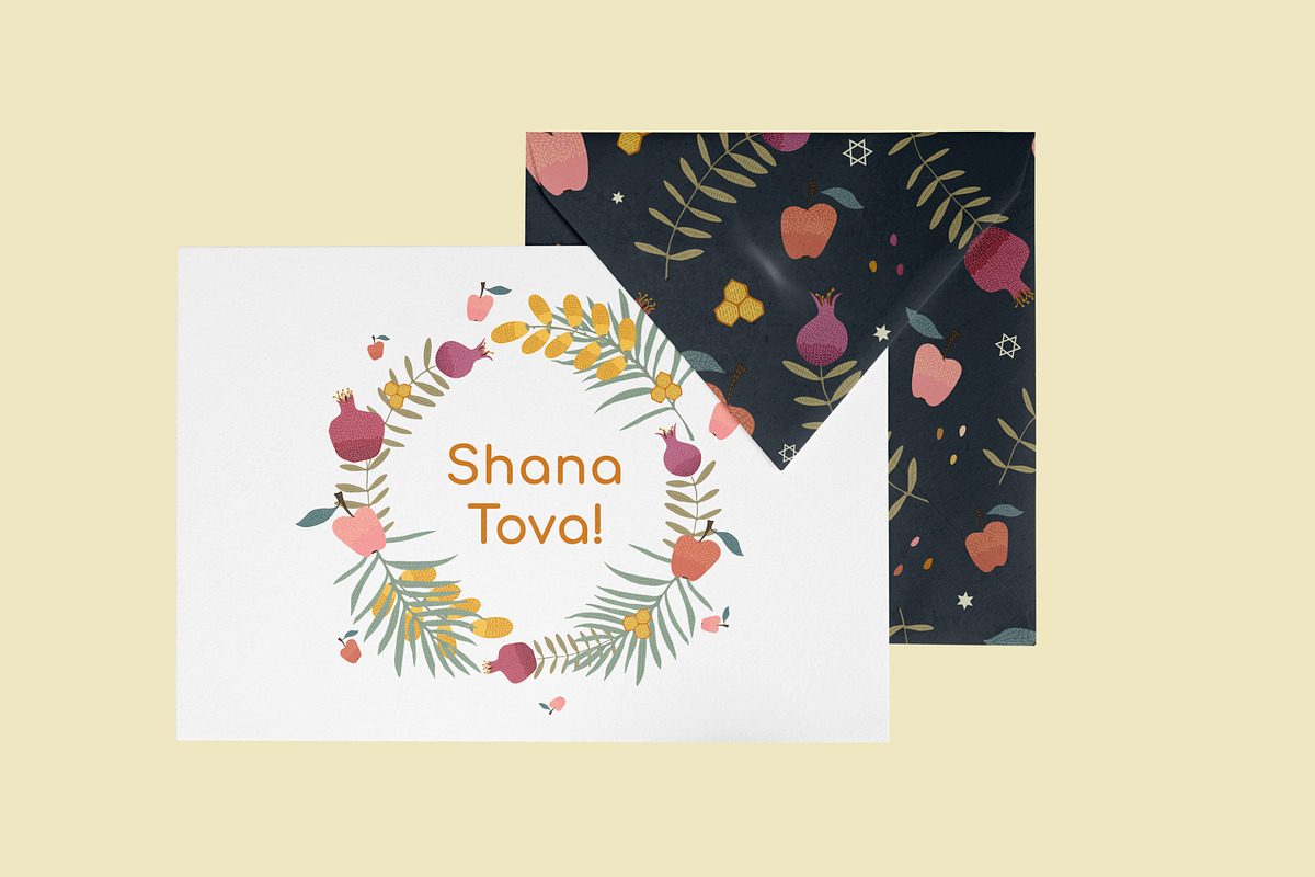 Rosh Hashanah Clipart Collection, a Food Illustration by JulShuman (Photo 6 of 6)