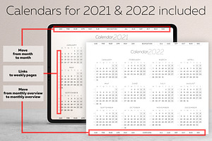 Dated Digital Planner 2021-2022