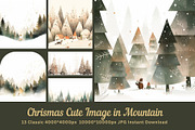 13 Snow Winter Cute Images Mountain, a Seasonal Illustration by ARTOZEN DIGITAL (Thumbnail 1 of 15)