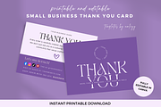 Printable Thank You Card Template, a Card Template by Elegant_Studio44 (Thumbnail 1 of 6)