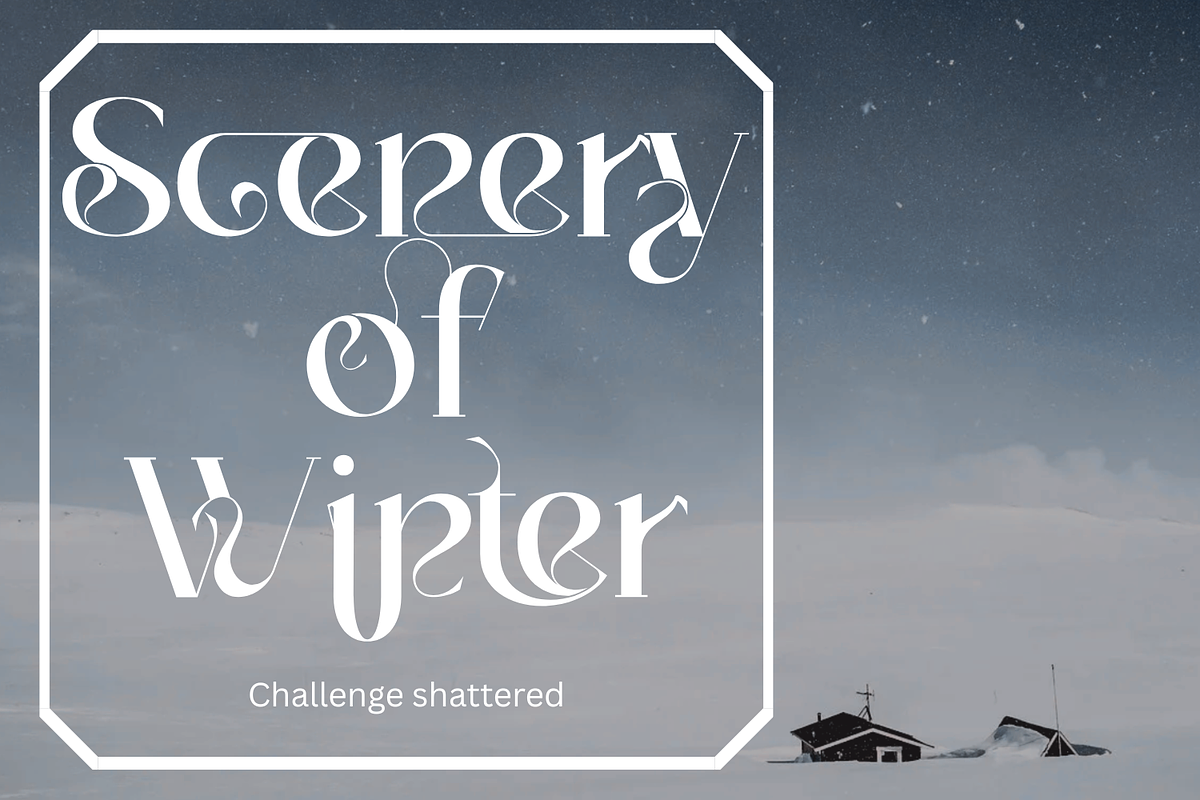 Challenge shattered - Modern Font, a Font by 177Studio (Photo 5 of 8)